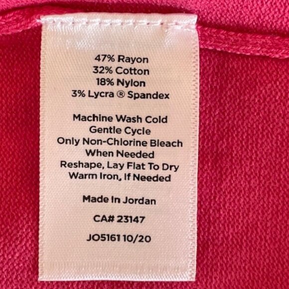 TALBOTS Charming Cardigan Bi Color Pink 3/4 Sleeve Sweater - Picture 10 of 16